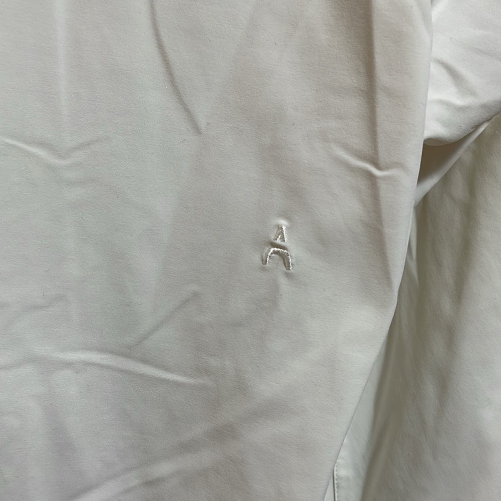 Aday Something Borrowed White Button Down Long Sl… - image 8